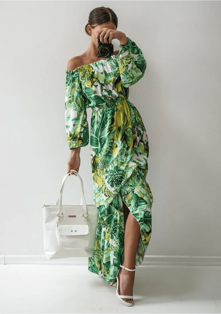 Layla - sukienka maxi Bananas