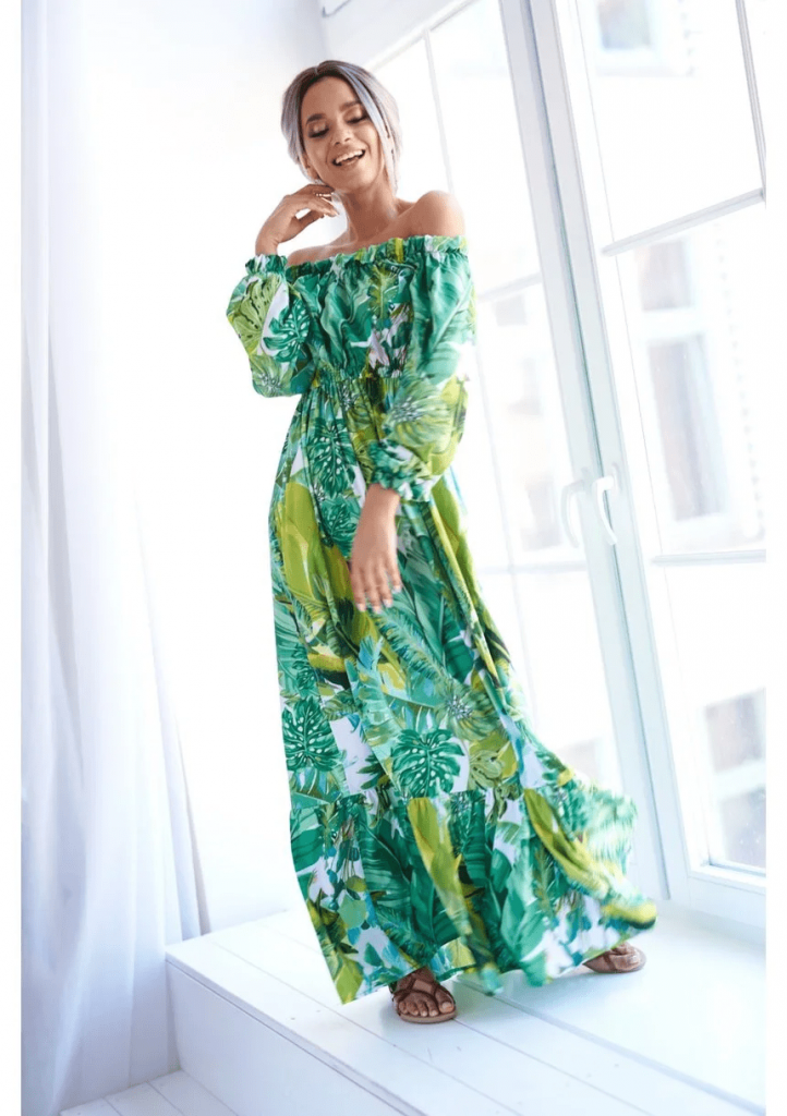 Layla - sukienka maxi Bananas